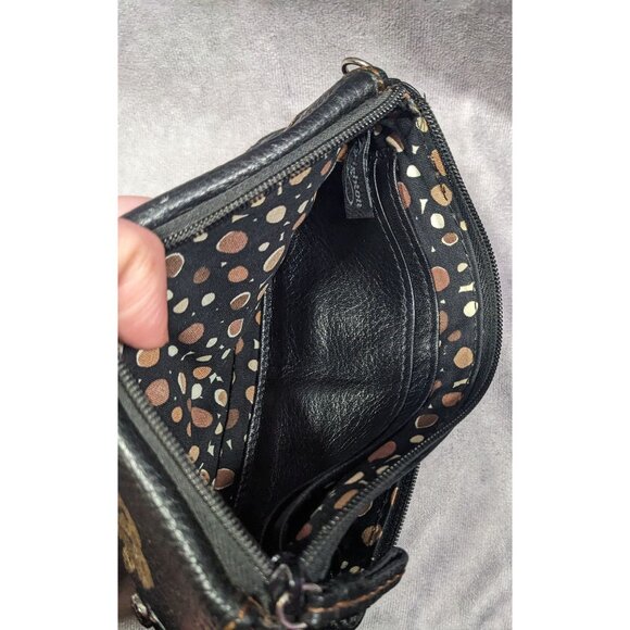 Vintage Brighton Embroidered Leather Wallet - Picture 12 of 12